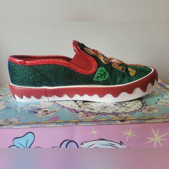Irregular Choice Christmas Dash Sneakers, VGUC, Size 36 - Picture 5 of 11